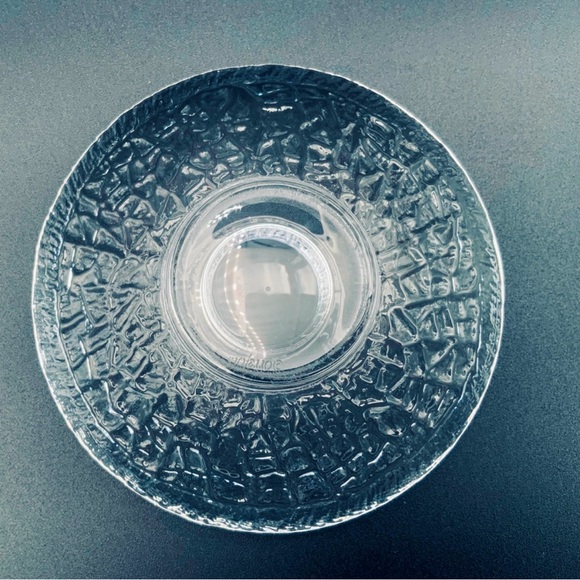 “ORREFORS•DISCUS” FROM SWEDEN 🇸🇪 CLEAR CRYSTAL CANDLE HOLDER - Picture 4 of 7